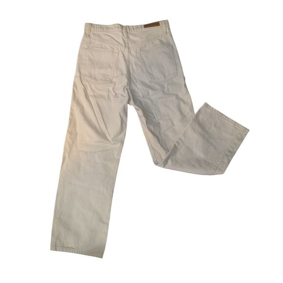 F.AM. Paris Straight Crop  White Jeans Size 28 - Picture 3 of 9